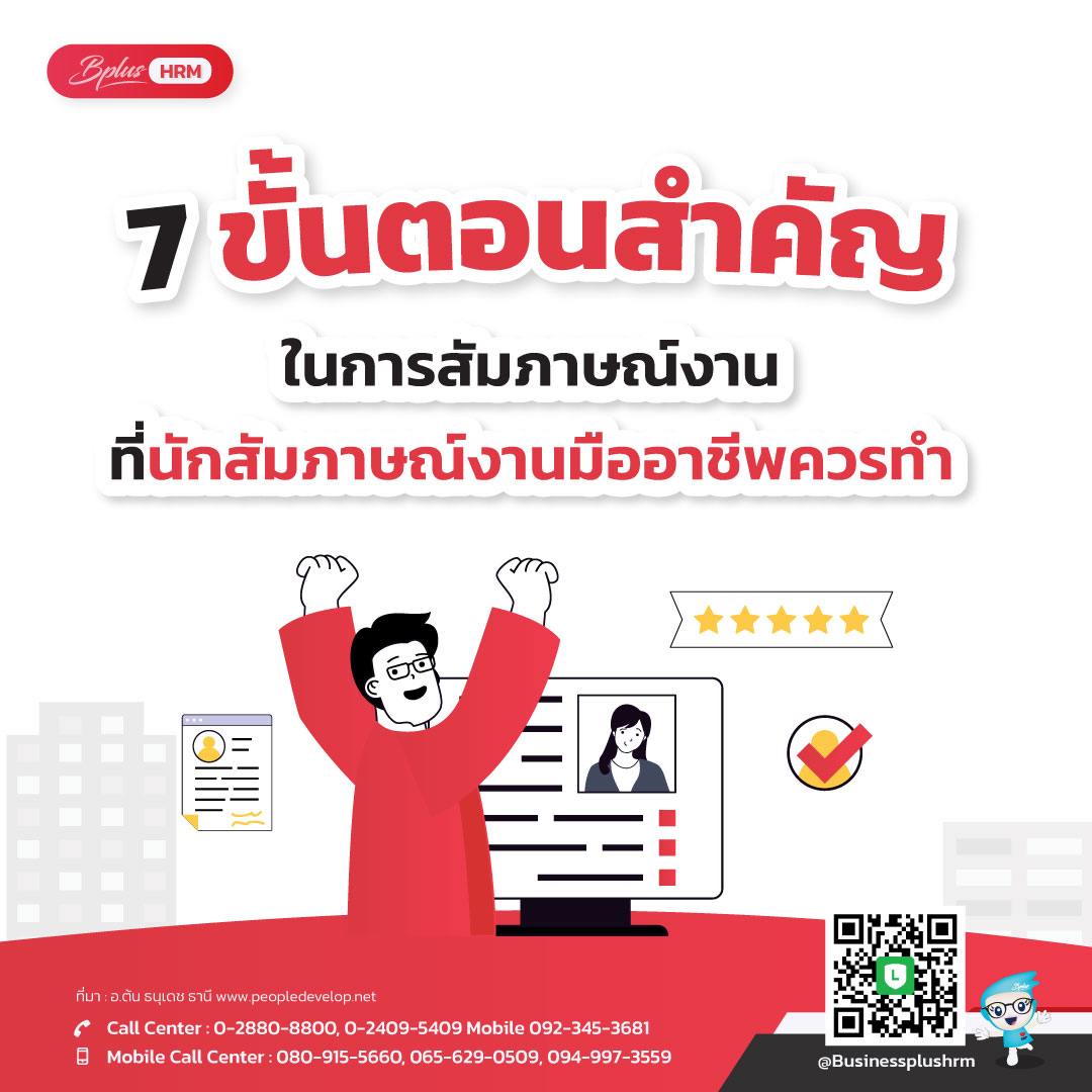 7 ขั้นตอนสำคัญในการสัมภาษณ์งานที่นักสัมภาษณ์งานมืออาชีพควรทำ